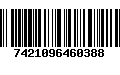 Código de Barras 7421096460388