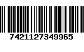 Código de Barras 7421127349965