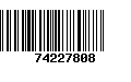 Código de Barras 74227808