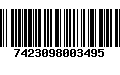 Código de Barras 7423098003495