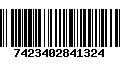 Código de Barras 7423402841324