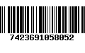 Código de Barras 7423691058052