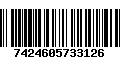 Código de Barras 7424605733126