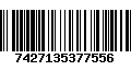 Código de Barras 7427135377556