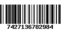 Código de Barras 7427136782984