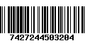 Código de Barras 7427244503204