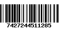 Código de Barras 7427244511285