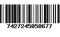 Código de Barras 7427245050677