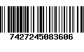 Código de Barras 7427245083606