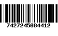 Código de Barras 7427245084412