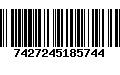 Código de Barras 7427245185744