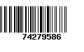 Código de Barras 74279586