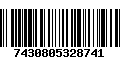 Código de Barras 7430805328741