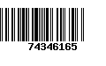 Código de Barras 74346165