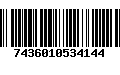 Código de Barras 7436010534144