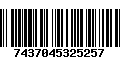 Código de Barras 7437045325257