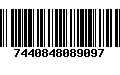 Código de Barras 7440848089097