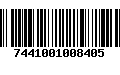 Código de Barras 7441001008405