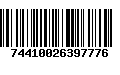 Código de Barras 74410026397776