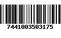 Código de Barras 7441003503175