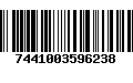 Código de Barras 7441003596238