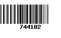 Código de Barras 744102