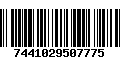 Código de Barras 7441029507775