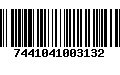 Código de Barras 7441041003132