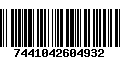 Código de Barras 7441042604932