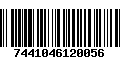 Código de Barras 7441046120056