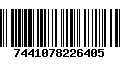 Código de Barras 7441078226405