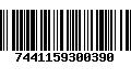 Código de Barras 7441159300390