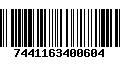 Código de Barras 7441163400604