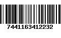 Código de Barras 7441163412232