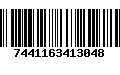 Código de Barras 7441163413048