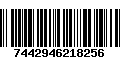 Código de Barras 7442946218256