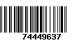 Código de Barras 74449637