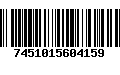 Código de Barras 7451015604159