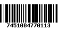 Código de Barras 7451084770113