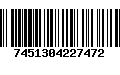 Código de Barras 7451304227472