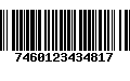 Código de Barras 7460123434817