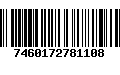 Código de Barras 7460172781108