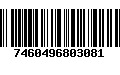 Código de Barras 7460496803081