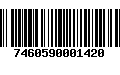 Código de Barras 7460590001420