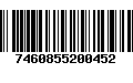 Código de Barras 7460855200452