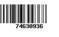 Código de Barras 74630936