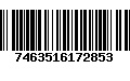 Código de Barras 7463516172853