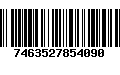 Código de Barras 7463527854090