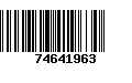 Código de Barras 74641963