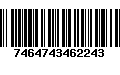 Código de Barras 7464743462243